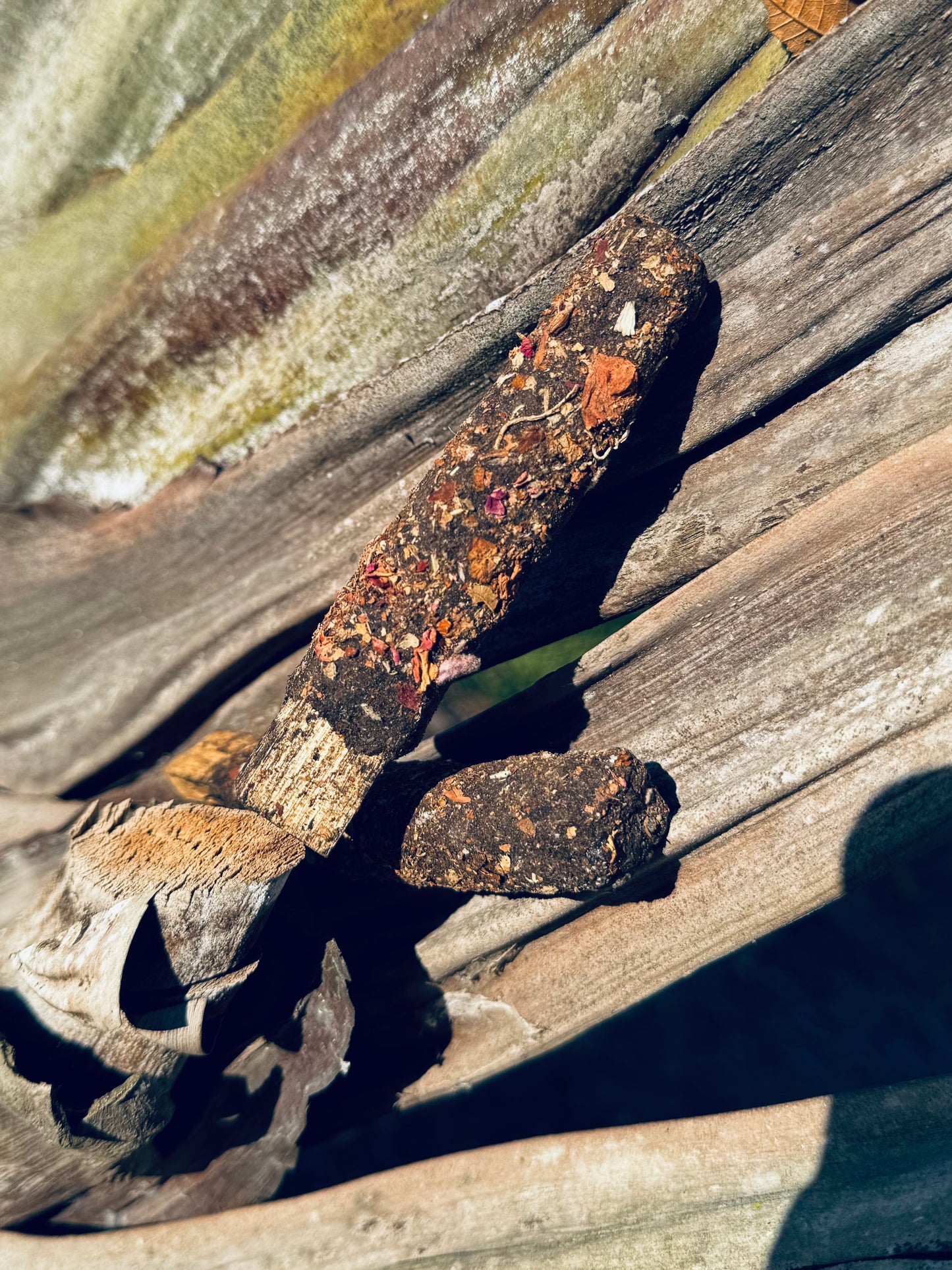 Incienso/Sahumerio Palo Santo con Moldavita