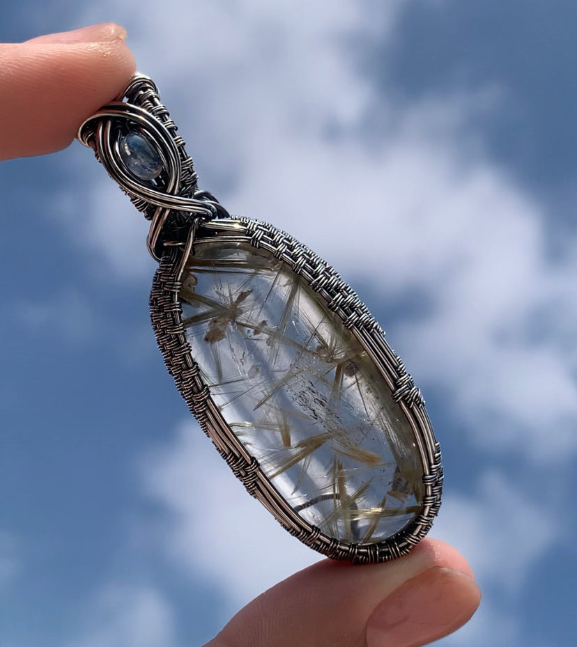 Cuarzo Rutilo + Piedra Luna