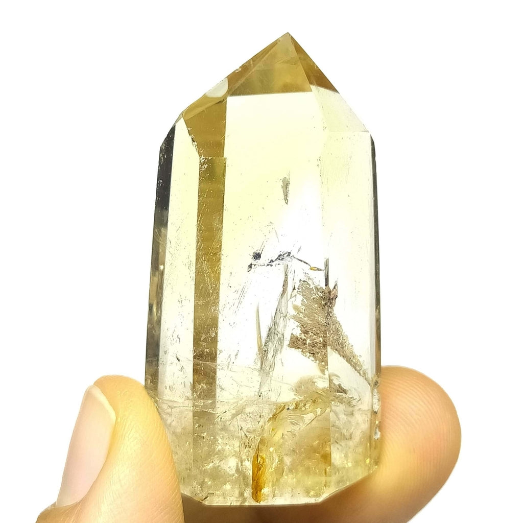 Citrino + Piedra Sol Natural Bindrune Abundancia prosperidad y Abre Caminos