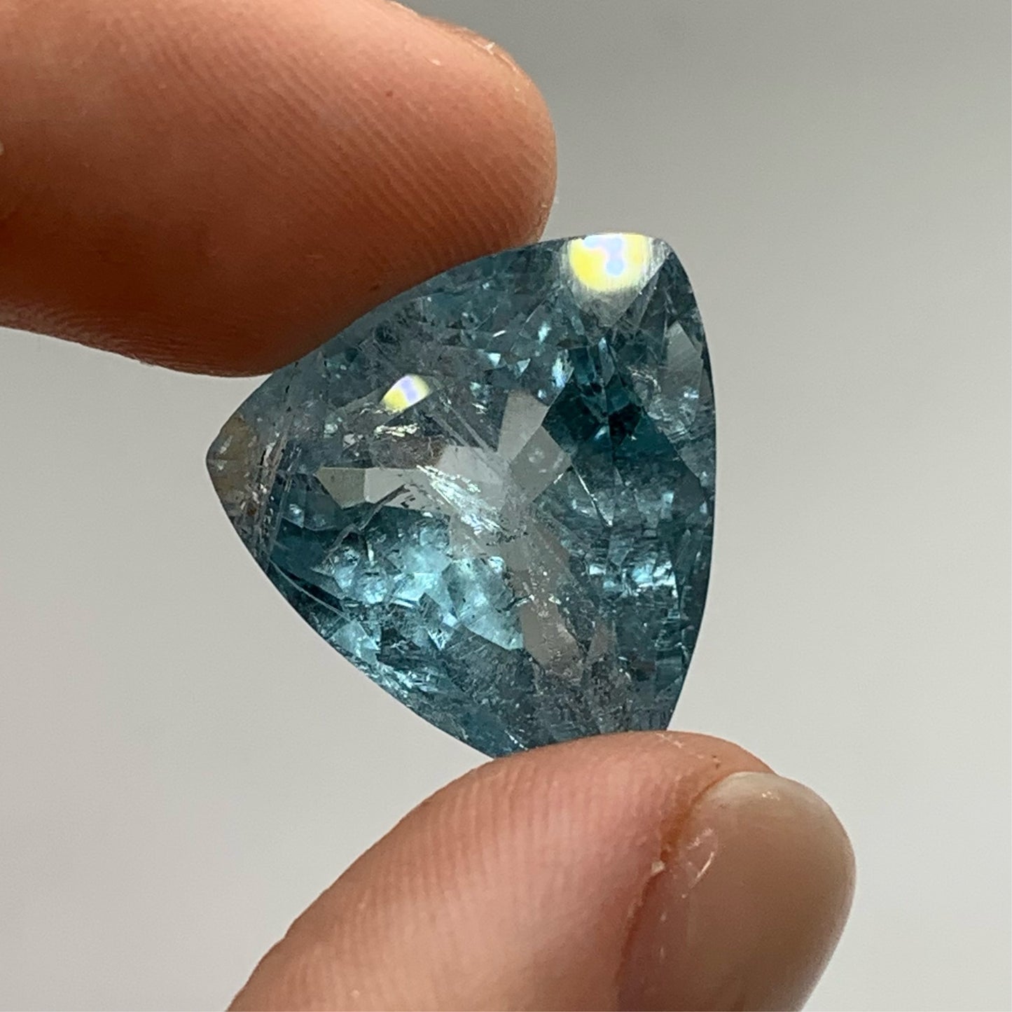 Topacio Azul Facetado