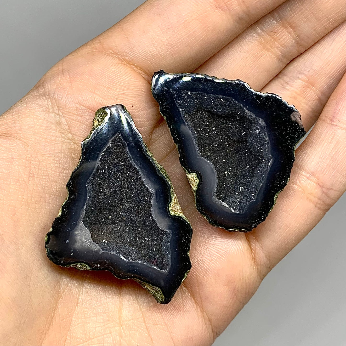 Geodas de Agata Negra