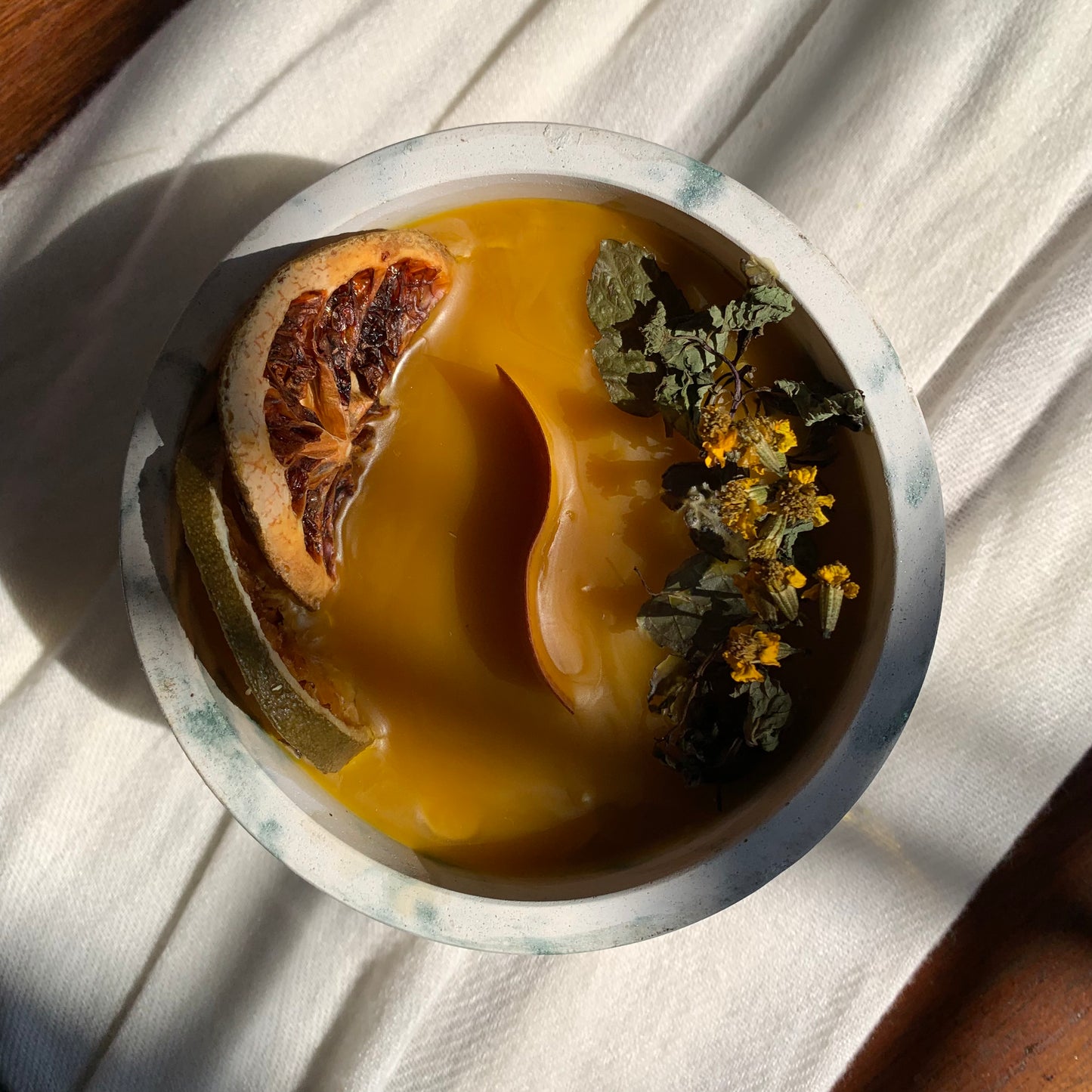 Vela Creatividad Menta + Naranja